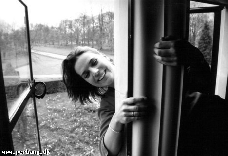 Hanging out of the window -