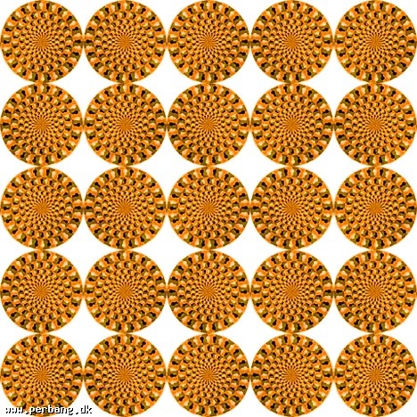 Rotating Circles Circles that appear to rotate