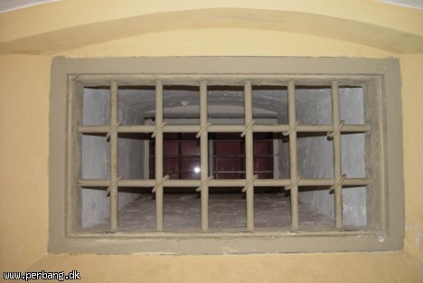 The old thick prison wall -