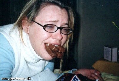 Lone eating chocolate2 -