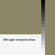 Color chip: 109 Light Grayish Olive