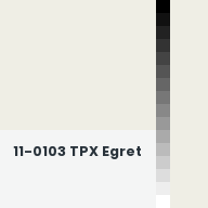 Color chip: 11-0103 TPX Egret
