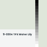 Color chip: 11-0304 TPX Water Lily