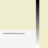 Color chip: 11-0609 TPX Ethereal Green