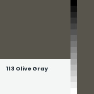 Color chip: 113 Olive Gray