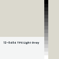 Color chip: 12-0404 TPX Light Gray