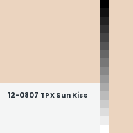 Color chip: 12-0807 TPX Sun Kiss