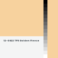 Color chip: 12-0822 TPX Golden Fleece