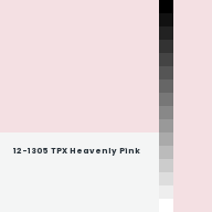 Color chip: 12-1305 TPX Heavenly Pink