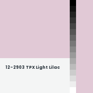 Color chip: 12-2903 TPX Light Lilac