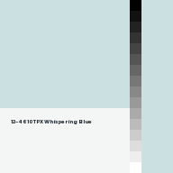 Color chip: 12-4610 TPX Whispering Blue
