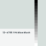 Color chip: 12-4705 TPX Blue Blush