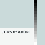 Color chip: 12-4806 TPX Chalk Blue