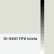 Color chip: 12-5201 TPX Icicle