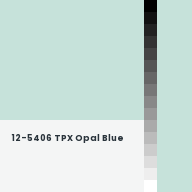 Color chip: 12-5406 TPX Opal Blue