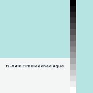 Color chip: 12-5410 TPX Bleached Aqua