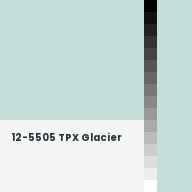 Color chip: 12-5505 TPX Glacier