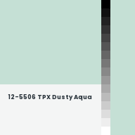 Color chip: 12-5506 TPX Dusty Aqua