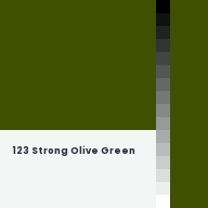 Color chip: 123 Strong Olive Green