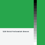 Color chip: 129 Vivid Yellowish Green