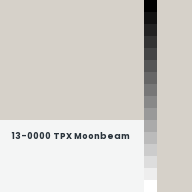 Color chip: 13-0000 TPX Moonbeam