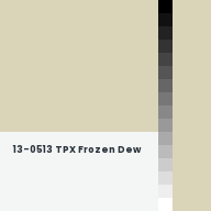 Color chip: 13-0513 TPX Frozen Dew