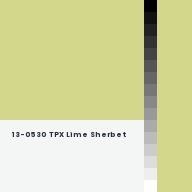 Color chip: 13-0530 TPX Lime Sherbet