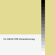 Color chip: 13-0633 TPX Chardonnay