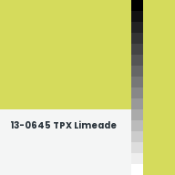 Color chip: 13-0645 TPX Limeade