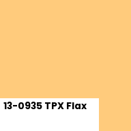 Color chip: 13-0935 TPX Flax