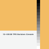 Color chip: 13-0939 TPX Golden Cream