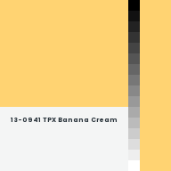 Color chip: 13-0941 TPX Banana Cream