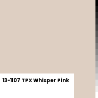 Color chip: 13-1107 TPX Whisper Pink