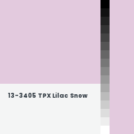 Color chip: 13-3405 TPX Lilac Snow