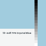 Color chip: 13-4411 TPX Crystal Blue