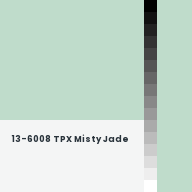 Color chip: 13-6008 TPX Misty Jade