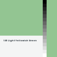 Color chip: 135 Light Yellowish Green