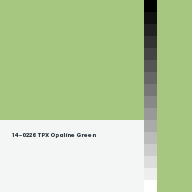 Color chip: 14-0226 TPX Opaline Green