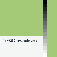 Color chip: 14-0232 TPX Jade Lime