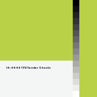 Color chip: 14-0446 TPX Tender Shoots