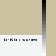 Color chip: 14-1014 TPX Gravel