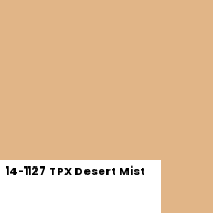 Color chip: 14-1127 TPX Desert Mist