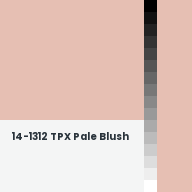 Color chip: 14-1312 TPX Pale Blush
