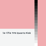 Color chip: 14-1714 TPX Quartz Pink