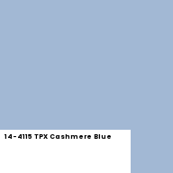 Color chip: 14-4115 TPX Cashmere Blue