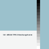 Color chip: 14-4508 TPX Stratosphere