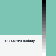 Color chip: 14-5413 TPX Holiday