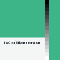 Color chip: 140 Brilliant Green