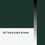 Color chip: 147 Very Dark Green