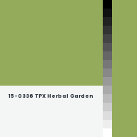 Color chip: 15-0336 TPX Herbal Garden